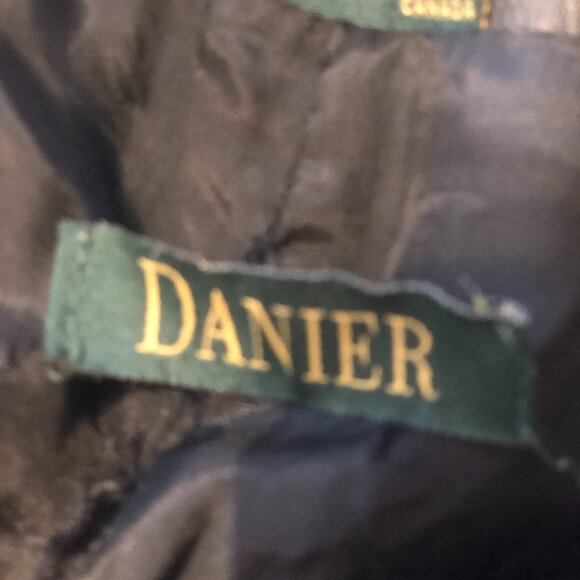 Vintage Danier Leather Pants Black - Picture 3 of 6